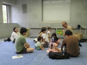 親子で楽しむおはなし会当日の様子