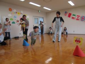 １０月８日にひよこ運動会をしました。