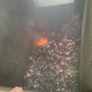 H30.9.28　ピット火災（不燃ごみ）