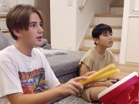 ホストファミリーと過ごす１