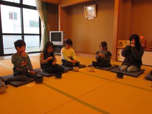 1月7日に初釜の行事がありました。