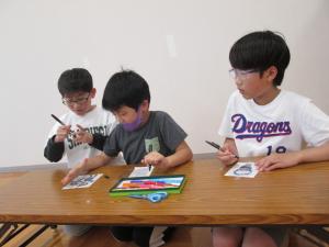 ６月１５日にプラ板を作りました。
