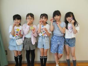 自分だけの素敵なプラ板ができました！