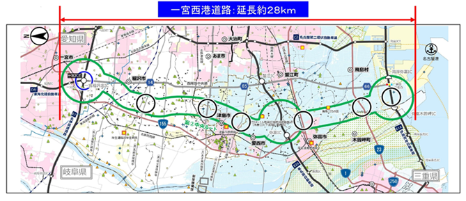 一宮西港道路