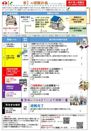 我が家の避難計画
