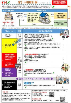 我が家の避難計画
