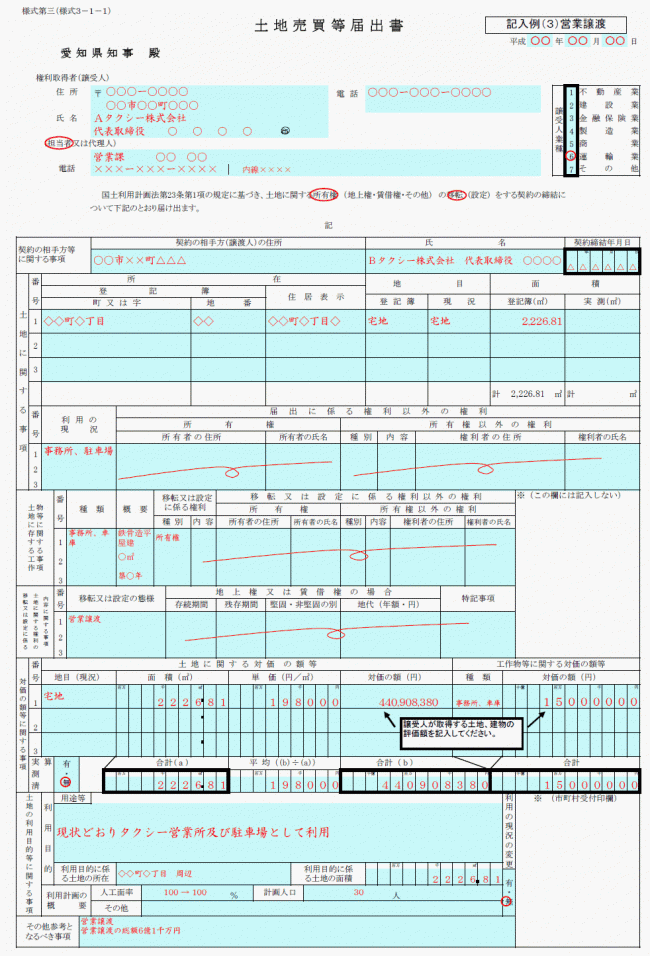 記入例３