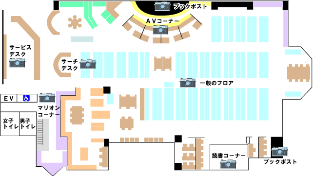 一般のフロアマップ