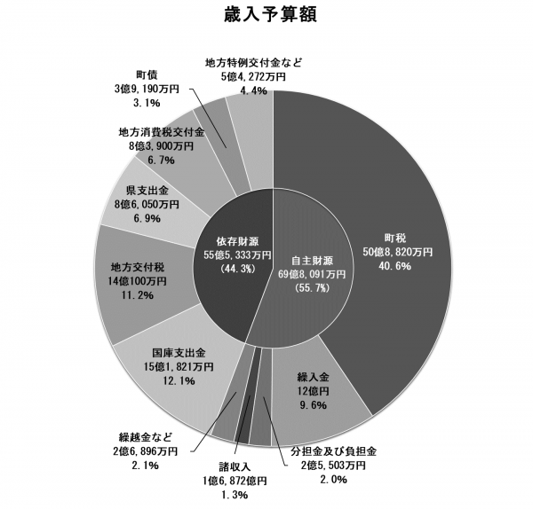 歳入円グラフ