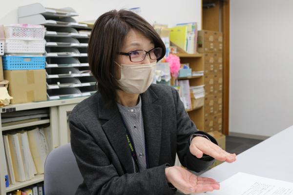 健康推進課　インタビュー風景