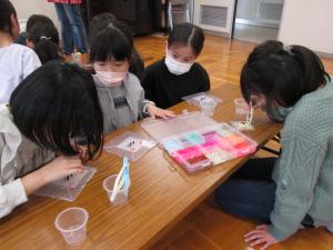 ３月１日にアイロンビーズを作りました！